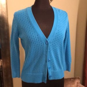 Liz Claiborne Cardigan Sweater  Petite Large, NWT